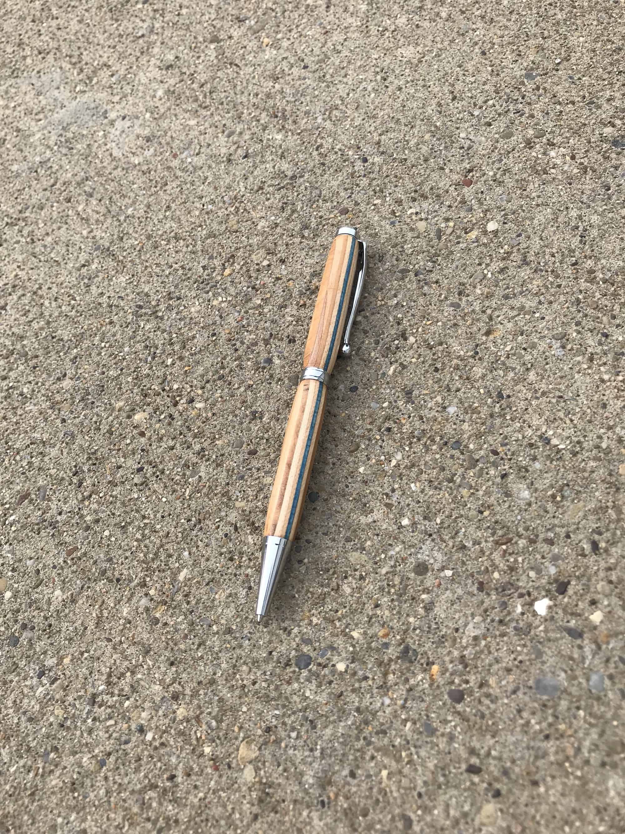 recycled skateboard pen