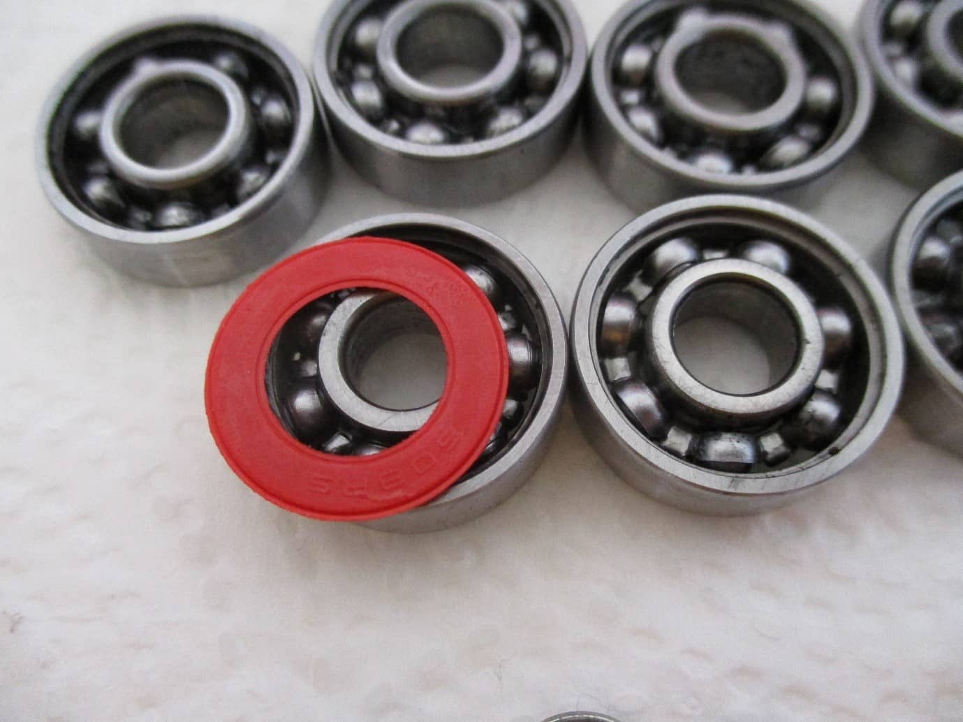 clean skateboard bearing 11